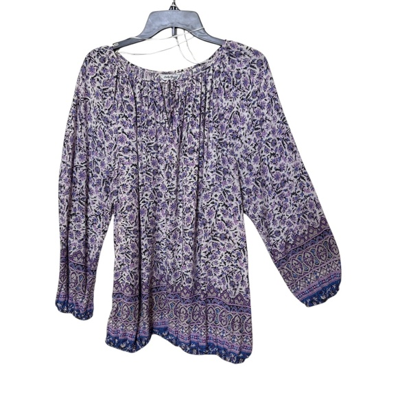 Lucky Brand Light Weight Round Neck Long Sleeve Tunic Top 2X - Picture 9 of 12